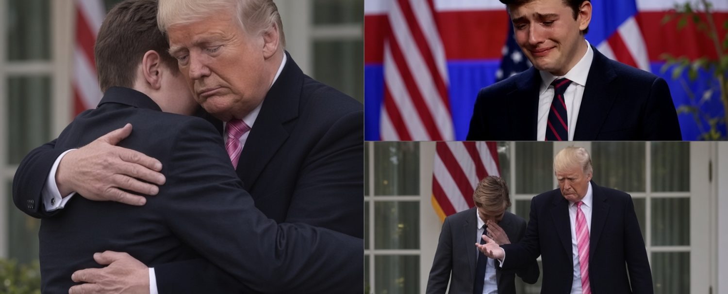 Barron Trump emotional moment